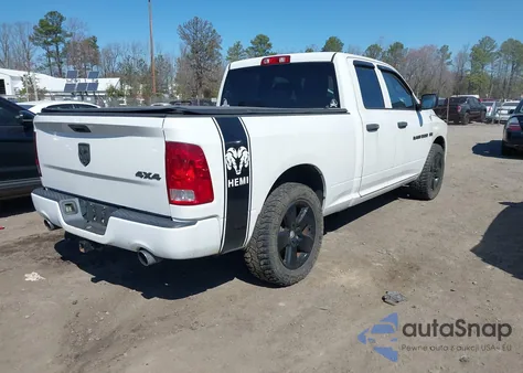 2012 Ram 1500 St из США, поврежденный, VIN 1C6RD7FT1CS260090